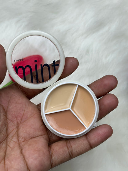 Sweet Mint 3 Color Concealer Palette Cream Base – 9g